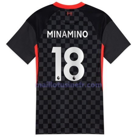 Maillot de Foot Liverpool Takumi Minamino 18 Troisième 2020-21